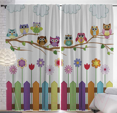Комплект штор JoyArty Веселые совы / p_10808