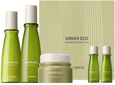Набор косметики для лица The Saem Urban Eco Harakeke Skin Care 3 Set