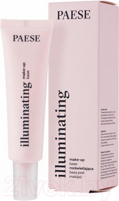 Основа под макияж Paese Illuminating Make-Up Base светоотражающая (30мл)