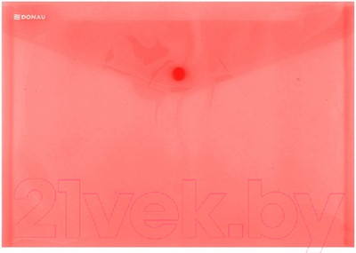 Папка-конверт Donau 8547001PL-04 (краcный)