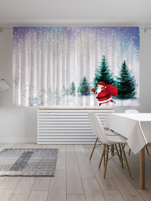 Комплект штор JoyArty Подарки приближаются / p_78631 (145x180)