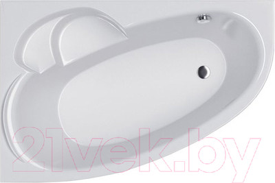 Ванна акриловая Alba Spa Katrina 170x110 L (с ножками и экраном)