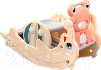 Качалка детская Perfetto Sport Дельфин / PS-037-O (оранжевый)