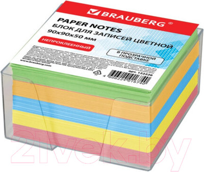Блок для записей Brauberg 122226 (цветной)