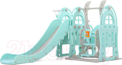 Горка-комплекс Perfetto Sport Замок / PS-047-М (ментол)
