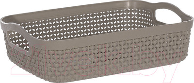 Корзина Эльфпласт Ariana EP512 (2.75л, серо-коричневый)