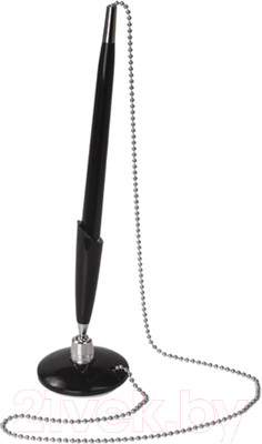 Ручка шариковая Brauberg Стенд-Пен Блэк1 / 140889 (синий)