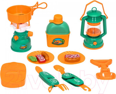 Набор игрушечной посуды Givito Набор туриста Детская посуда с набором для пикника / G209-011