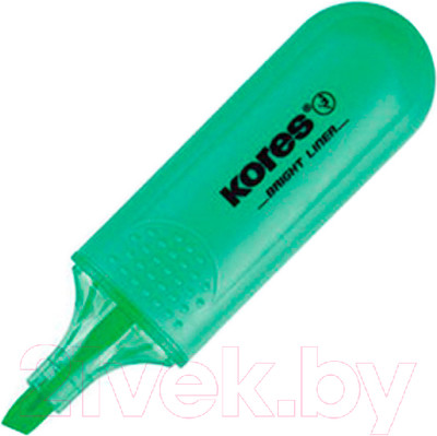 Текстовыделитель Kores Bright Liner / 36105.01 (зеленый)
