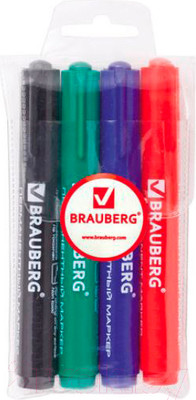 Набор маркеров Brauberg Classic / 150299 (4шт)