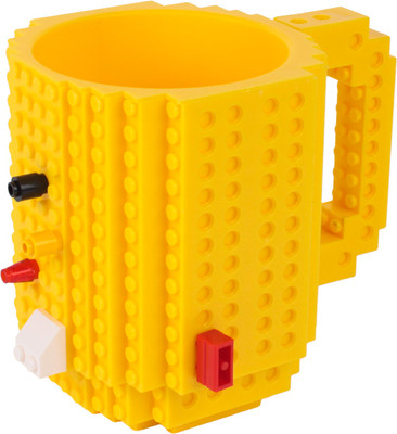 Кружка Darvish Конструктор / DV-H-1295-1 (400мл, желтый)