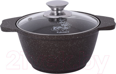 Кастрюля Kukmara кмк32а (кофейный мрамор)