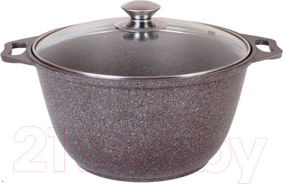 Кастрюля Kukmara кмк42а (кофейный мрамор)