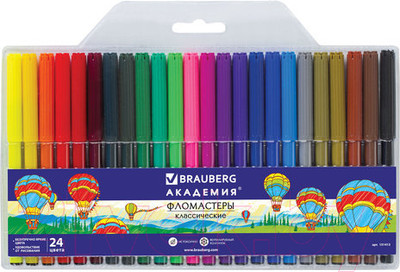Фломастеры Brauberg Академия / 151413 (24шт)