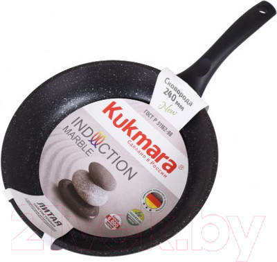 Сковорода Kukmara Индукция смти280а (темный мрамор)