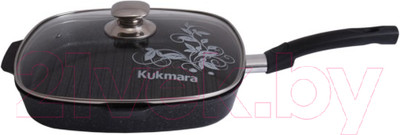 Сковорода-гриль Kukmara Granit Ultra Blue сгкгг282а