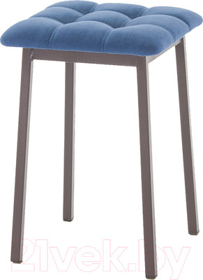 Табурет AMC Comfort 7.2.12 (ткань синий/коричневый)