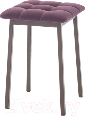 Табурет AMC Comfort 7.2.14 (ткань баклажан/коричневый)