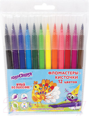 Фломастеры Юнландия Юный волшебник / 151430 (12шт)