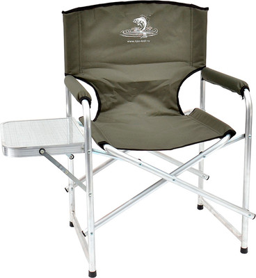 Кресло складное НПО Кедр Со столиком / AKS-05 (алюминий)