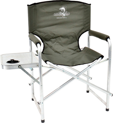 Кресло складное НПО Кедр Со столиком / AKS-07 (алюминий)