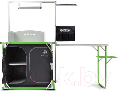 Кухня походная НПО Кедр Premium Lime с обвесом / KP-02F