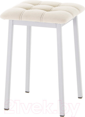 Табурет AMC Comfort 7.5.3 (ткань бежевый/серебристый)