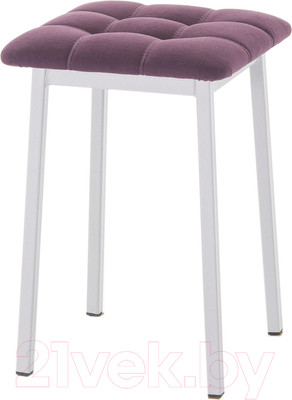 Табурет AMC Comfort 7.5.14 (ткань баклажан/серебристый)