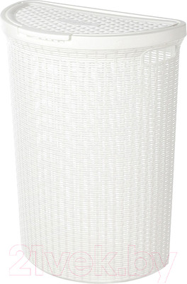 Корзина для белья Econova Eco Style / 431217616 (белый)