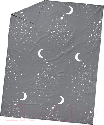 Простыня Samsara Звездное небо на сером фоне 145Пр-3