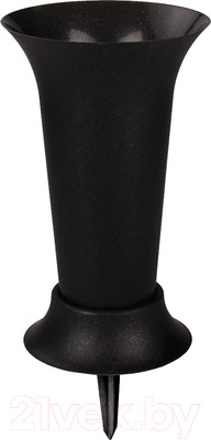 Ваза садовая Альтернатива М5143 (черный)