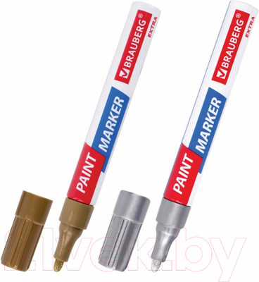 Маркер строительный Brauberg Extra / 151997 (2шт)