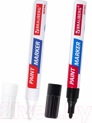 Маркер строительный Brauberg Extra / 151998 (2шт)