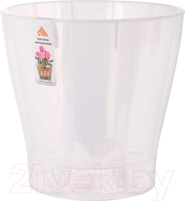 Вазон Альтернатива Лея для орхидеи / М7885 (прозрачный, с автополивом)