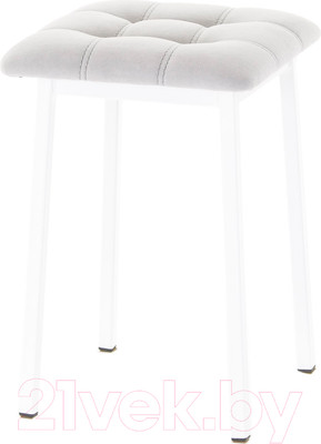 Табурет AMC Comfort 7.6.6 (ткань серый/белый)