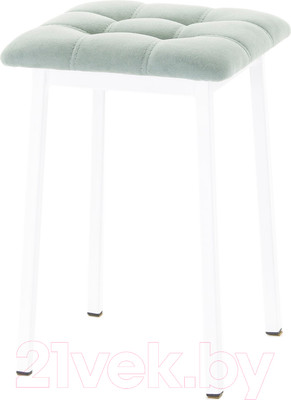 Табурет AMC Comfort 7.6.10 (ткань мятный/белый)