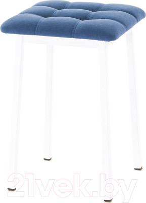 Табурет AMC Comfort 7.6.12 (ткань синий/белый)