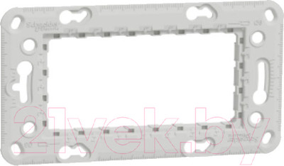 Суппорт для розетки/выключателя Schneider Electric Unica Modular NU7104