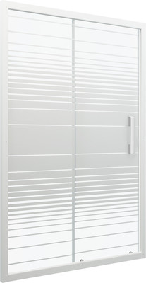 Душевая дверь Triton Слайд 120x185 (полосы стекло)