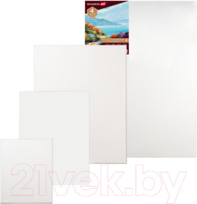 Холст для рисования Brauberg Art Premiere / 191029 (4шт)