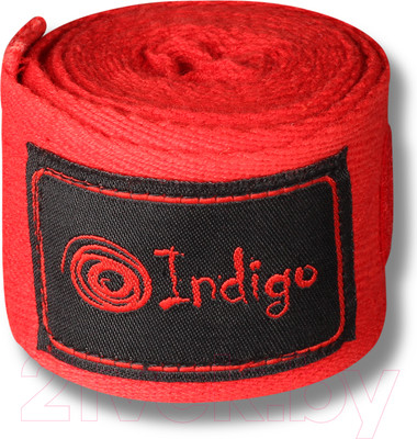 Боксерские бинты Indigo Sport 1115 (4м, красный)
