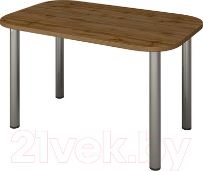 Обеденный стол Senira Р-001 (дуб вотан/хром)