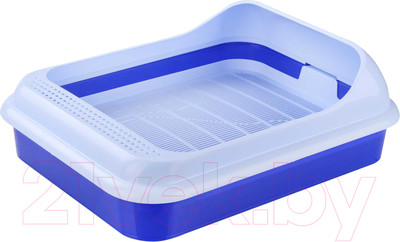 Туалет-лоток Альтернатива Верный друг / М6414 (синий)