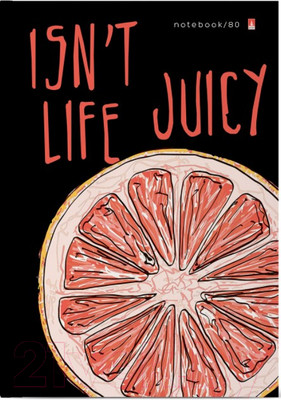 Записная книжка Альт Juicy Life / 3-80-072/25 (80л, клетка)