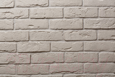 Декоративный камень бетонный Petra Византийский кирпич 07П0 (белый)