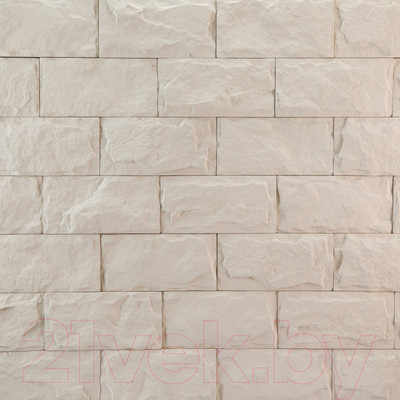 Декоративный камень бетонный Petra Афины 13П0 (белый)