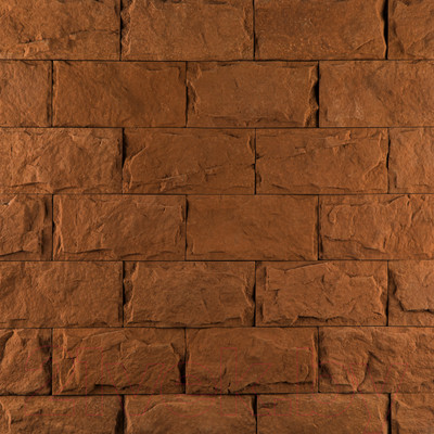 Декоративный камень бетонный Petra Афины 13П5 (коричневый)