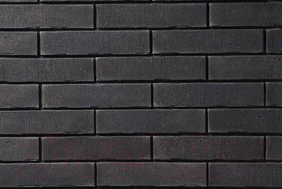 Декоративный камень бетонный Petra Клинкерный кирпич 14П6 (графит)