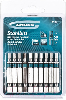 Набор бит Gross Hex 11463