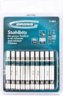 Набор бит Gross Hex 11464